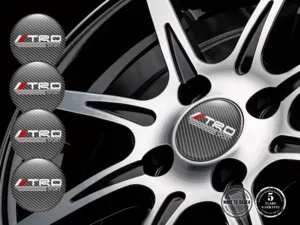 Toyota TRD Décalques Roues Tuning Vecteur Édition Radiant